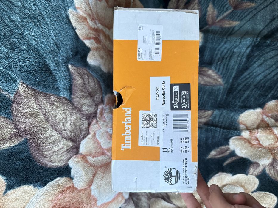 Продаю оригинал Timberland 6inch 45 размер