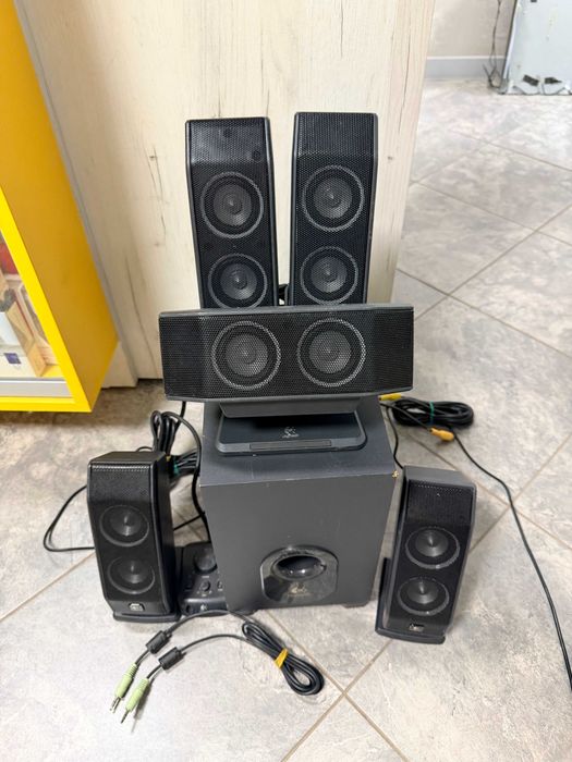 Тонколони , буфер Logitech X-540 5.1 за компютър