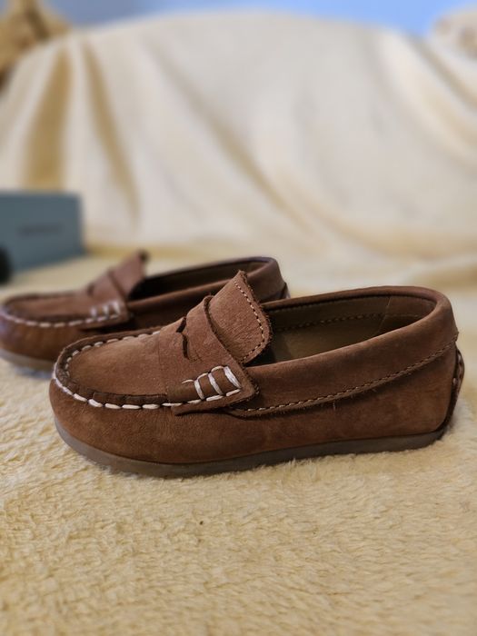 Мокасини Zara- естествена кожа !!!