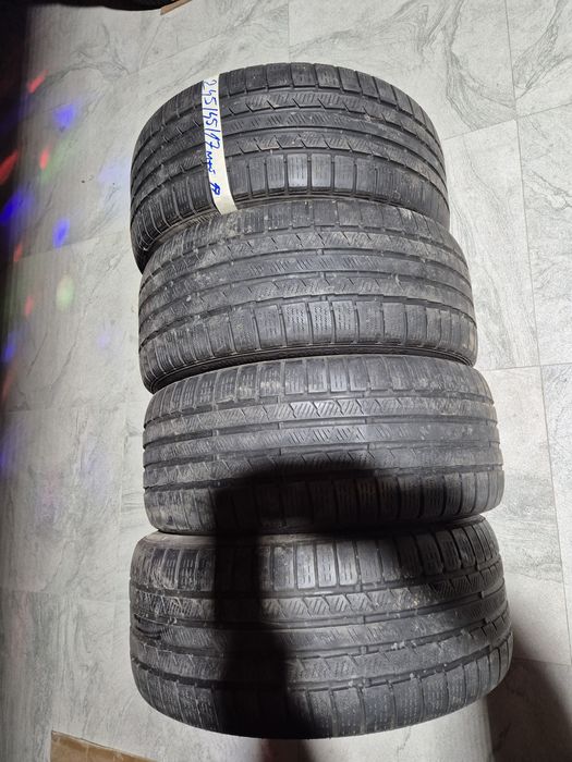 Vând cauciucuri 245/45/17 M+S set complet imp Germania//Continental//