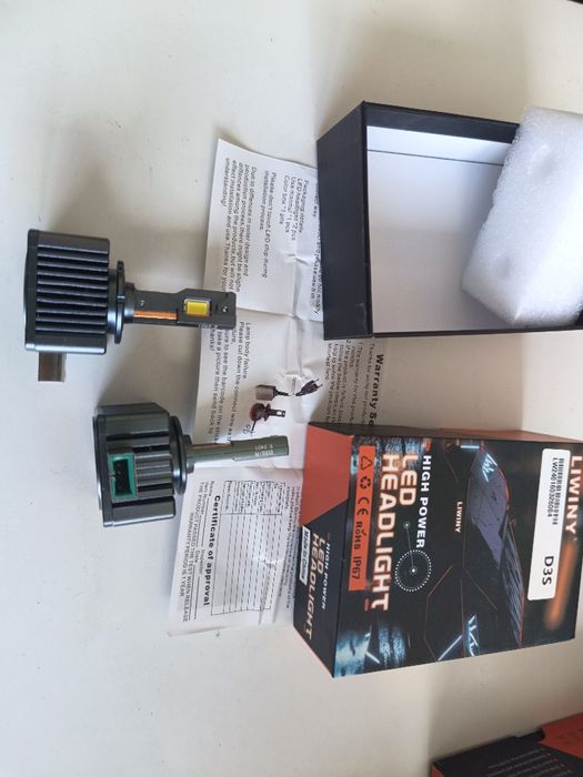 ТОП ЦЕНА, лед крушки D1S D2S D3S D5S D8S LED 12000LM 120W, С гаранция