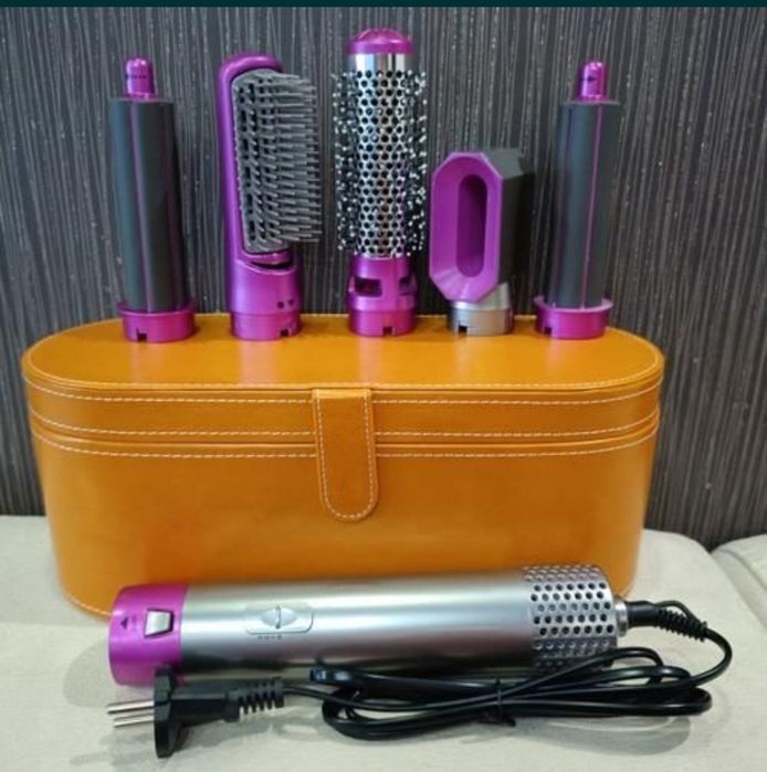 Фен стайлер 5 в 1 для укладки волос с цилиндрическими насадками Dyson