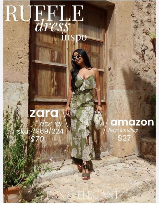 Zara рокля размер М