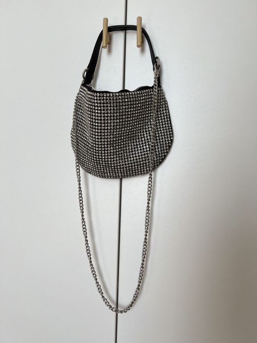 Geanta mică cu ștrasuri strălucitoare NOUA