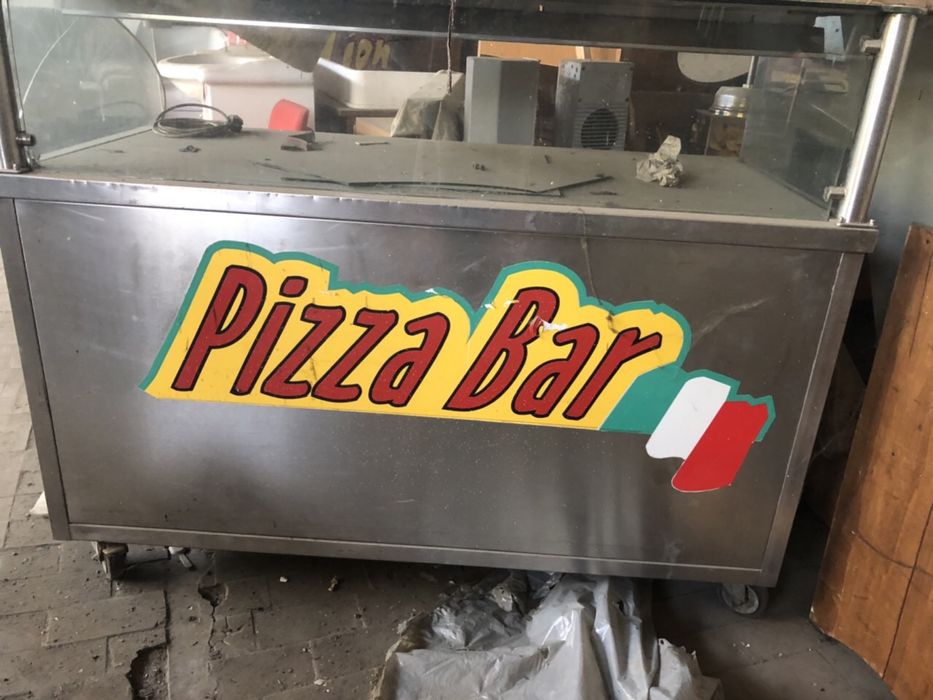 Професионална ел готварска печка,судена витрина