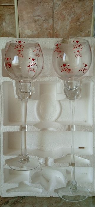 Фужеры для декора смотрите фото