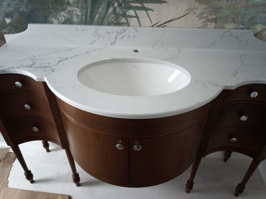 Blaturi de baie din quart compozit si piatra naturala