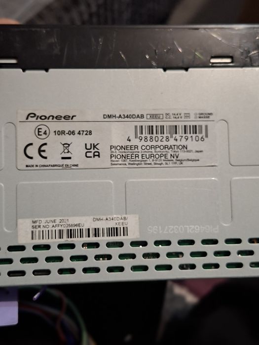 Pioneer DMH-A340DAB.