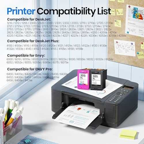 Нови HP 305XL съвместими касети черна и цветна за DeskJet Envy принтер мастило тонер