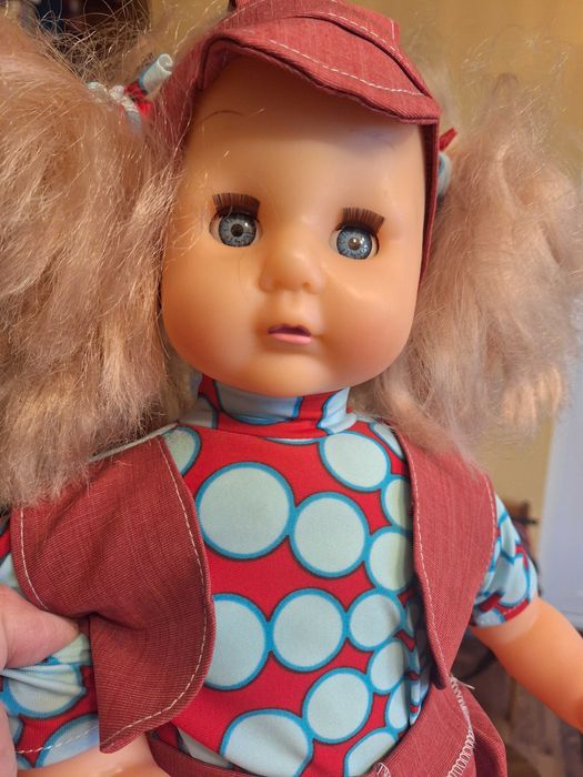 Papusa Alexandra, Ardeanca, 50 cm, NOU, IN CUTIE