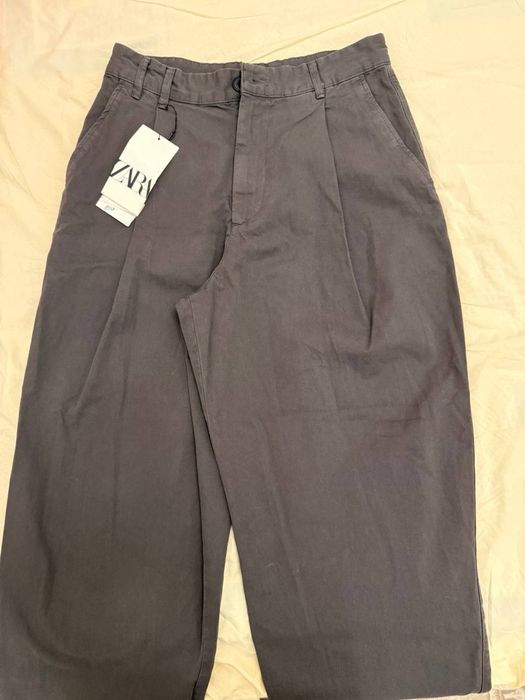 Темно-серые брюки Zara