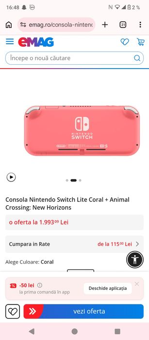 Nintendo switch light Darvari • OLX.ro