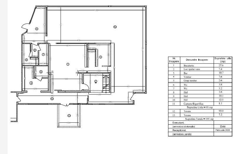 Spatiu comercial  parcul Herastrau 195mp