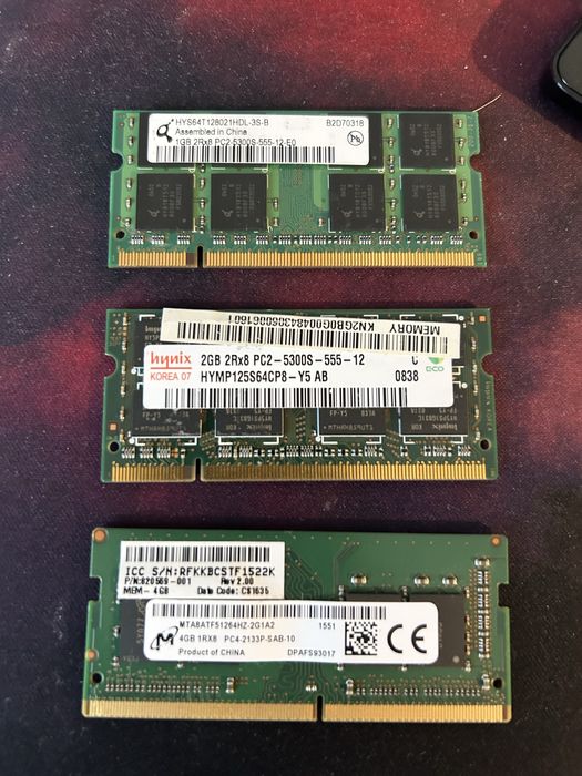 Memorie ram laptop ddr 4 ,ddr 2