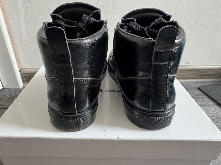 balenciaga arena black high