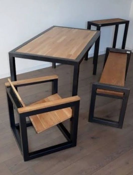 Loft haytech stilaj va stol stullar