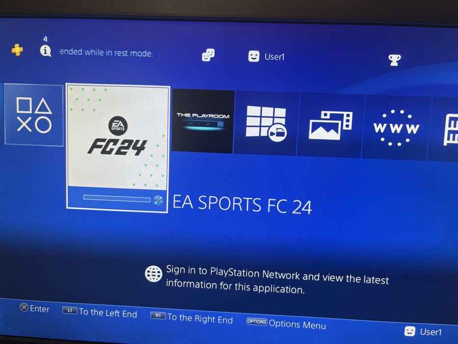 Playstation 4 slim, HDD - 1TB, controller original