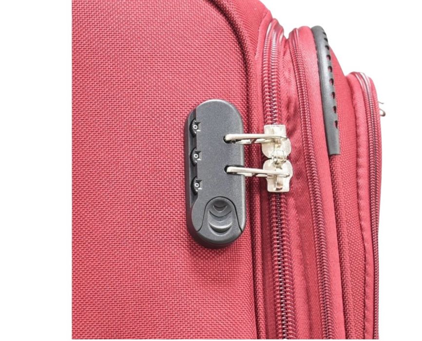 Комплект пътнически куфари 3бр Текстилни 4ри колела разширяем 5см