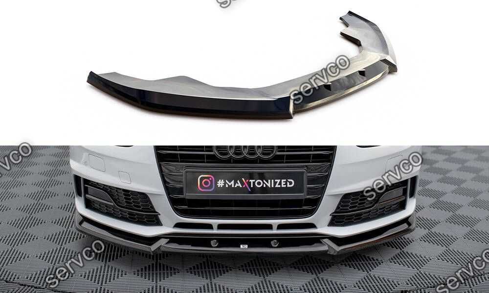 Prelungire bara fata Audi A4 Competition B8 2011-2015 v1 Maxton Design