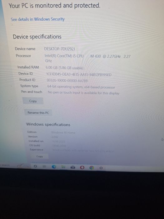 Laptop Sony Vaio Intel core i5 Perfect functional