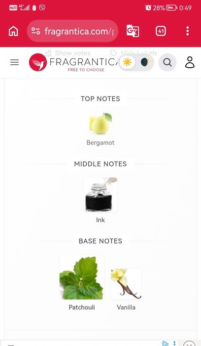 Montblanc patchouli ink