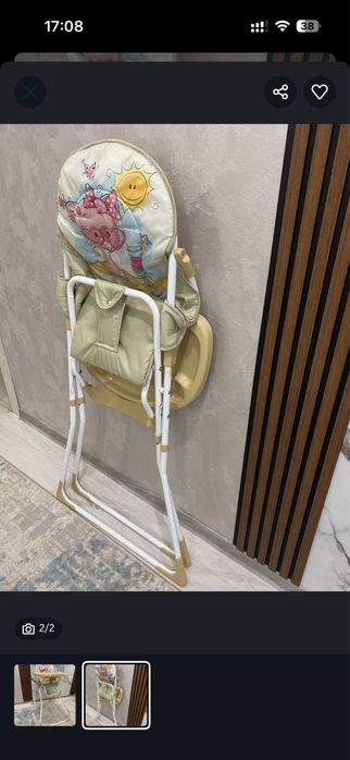 Кровать детская и стульчик