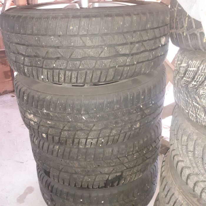 Jante Rial 5x112 cu anvelope Continental 205 55 R16 de iarna
