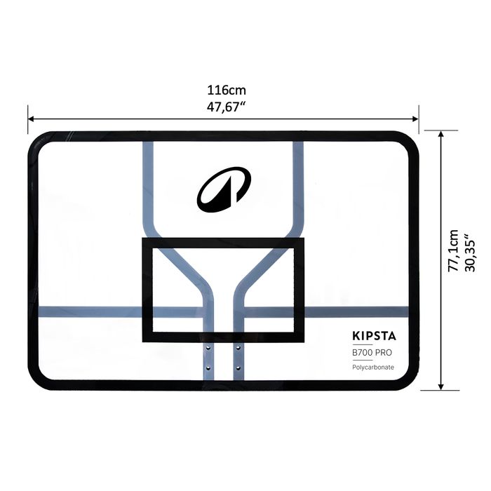 Coș Baschet cu Structură de Susținere - produs resigilat Decathlon