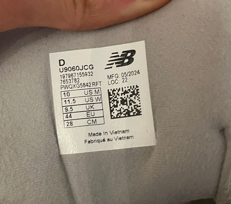 New balance 9060 44 din America