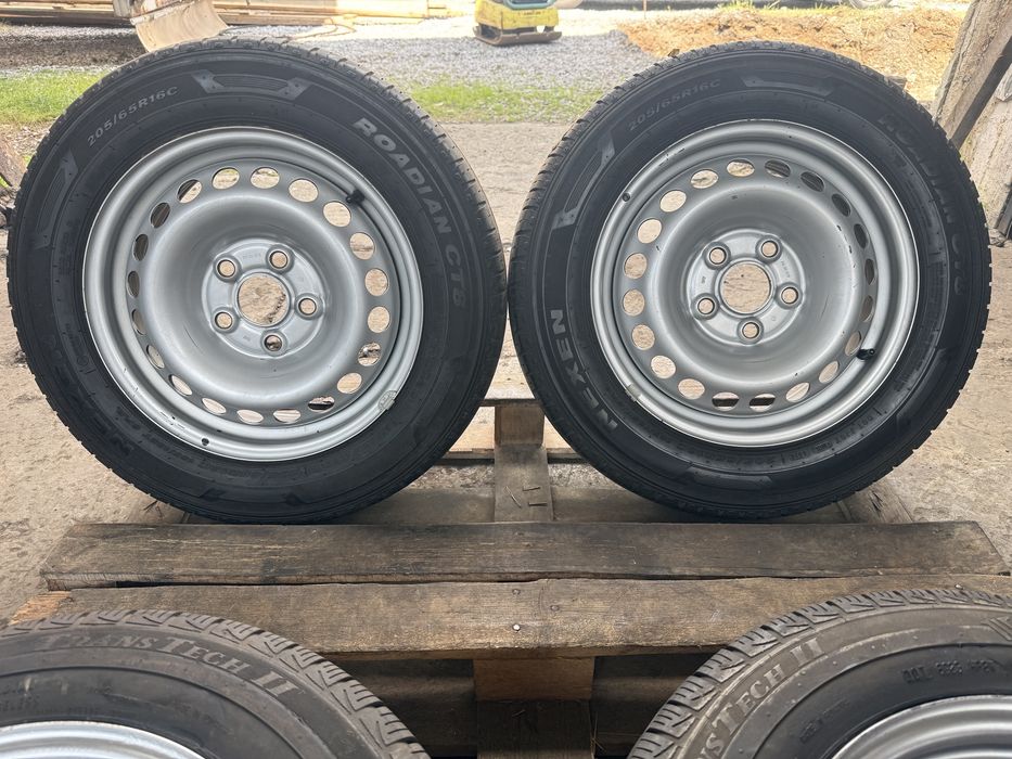 Jante VW T5 T6 Carravele multivan cu anvelope vara 205/65 R16C