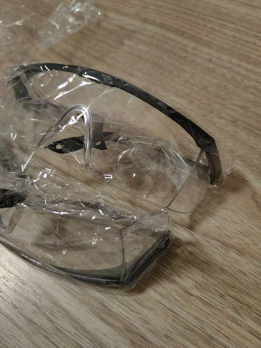 Set 2 perechi ochelari de protecție transparenți
