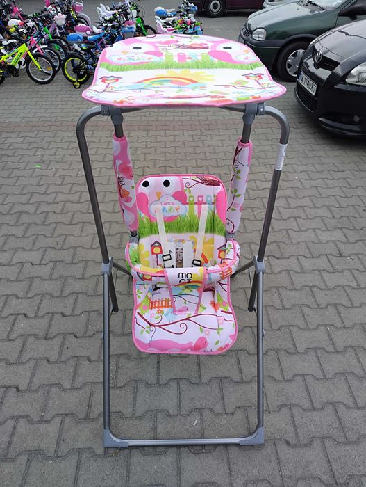 MONI Градинска люлка със сенник FUNNY розов