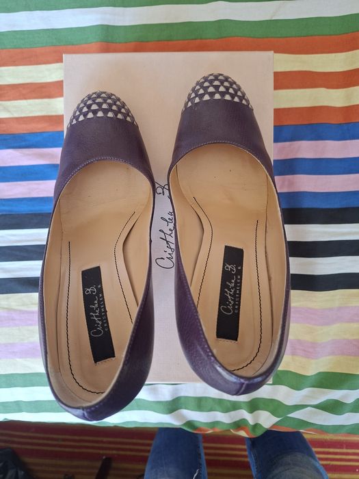 Pantofi din piele de capră