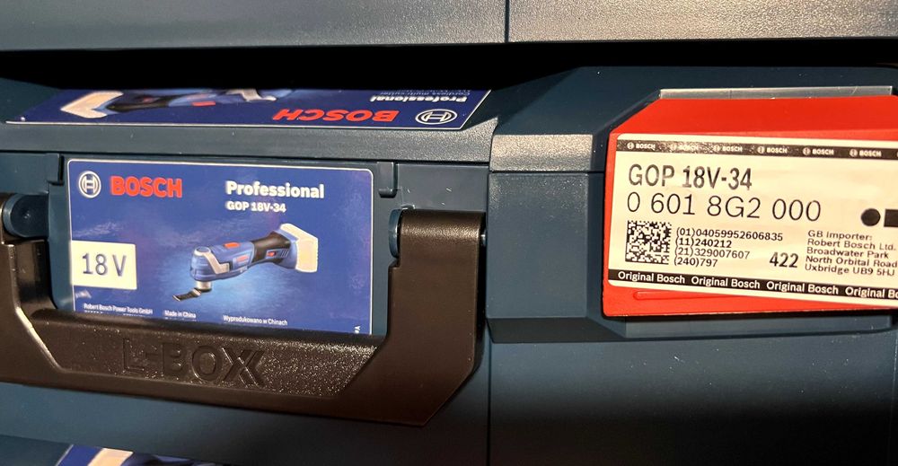 Unealta multifunctionala Bosch Professional Gop 18V-34 Noua Sigilata