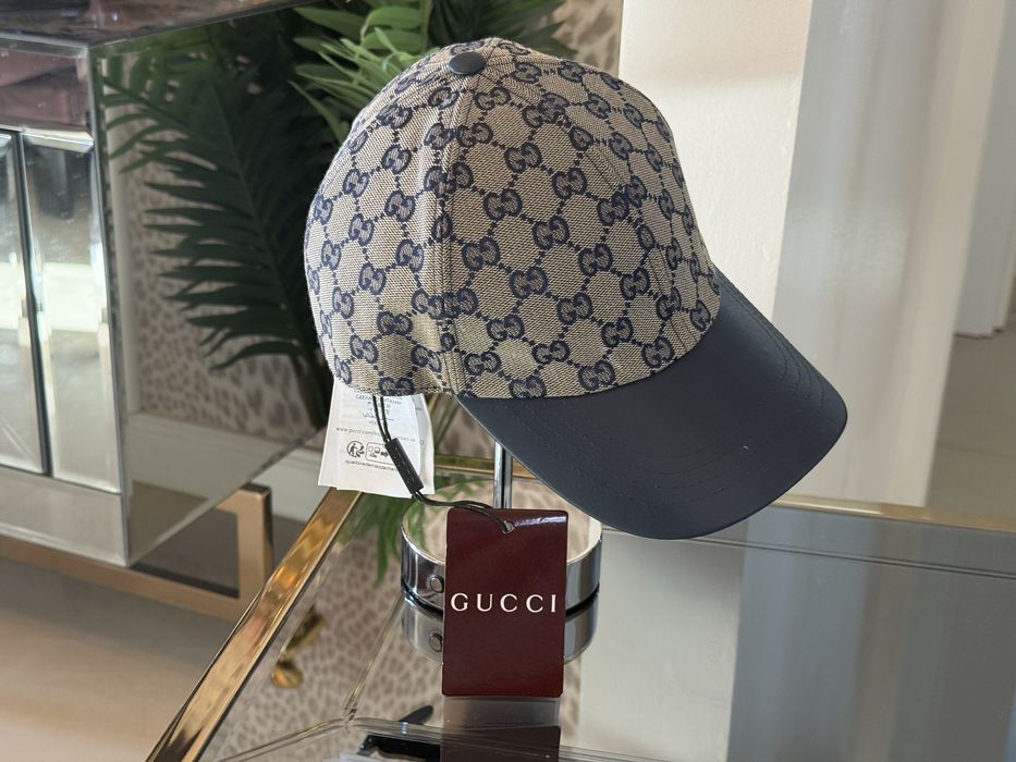 Sapca Gucci cozoroc de piele Unisex