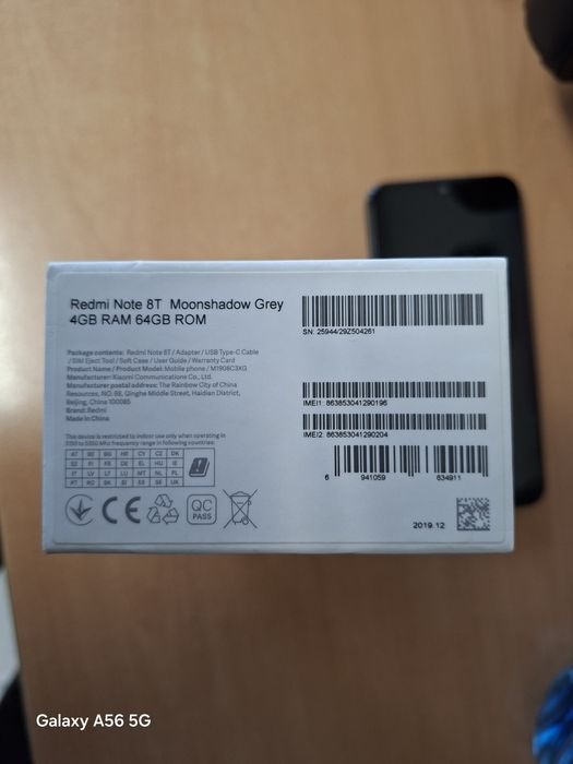 Продавам XIAOMI REDMI NOTE 8T Отличен