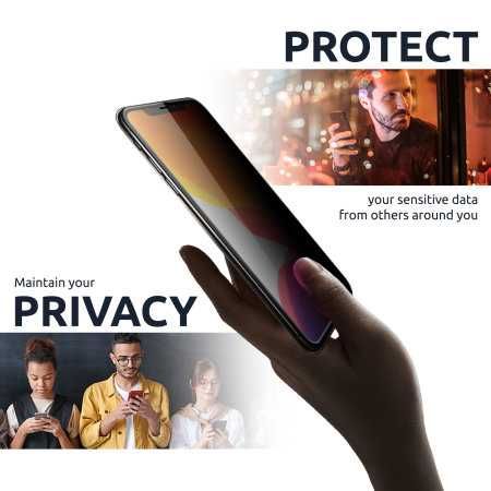 Folie Sticla Securizata Privacy pentru iPhone 15 Pro Max