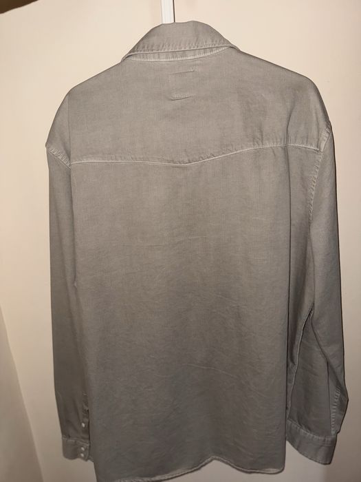 Camasa Zara Men bej-gri NOU