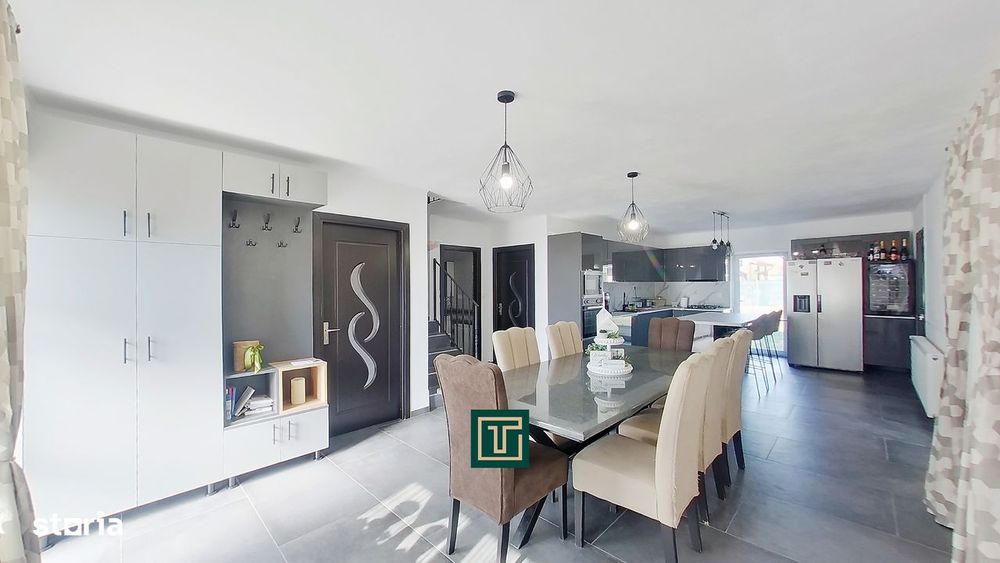 Casă noua mobilată modern, la cheie, cu 5 camere, în Vinga