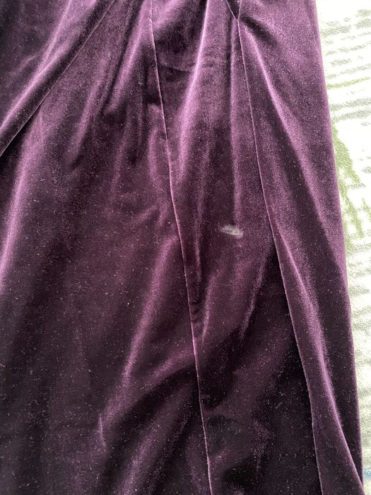 Rochie peste genunchi catifea