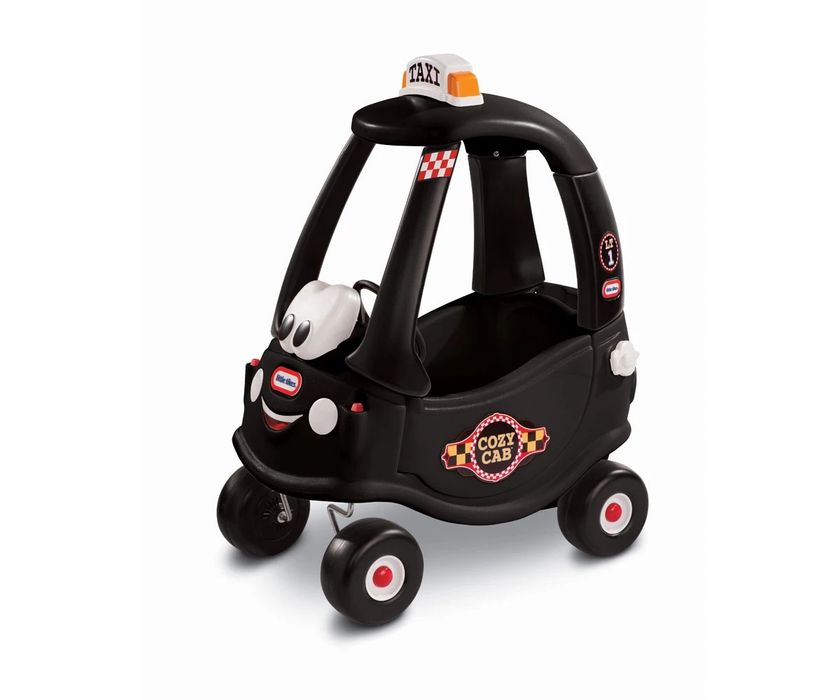 Детска кола за бутане Little Tikes, черно Такси