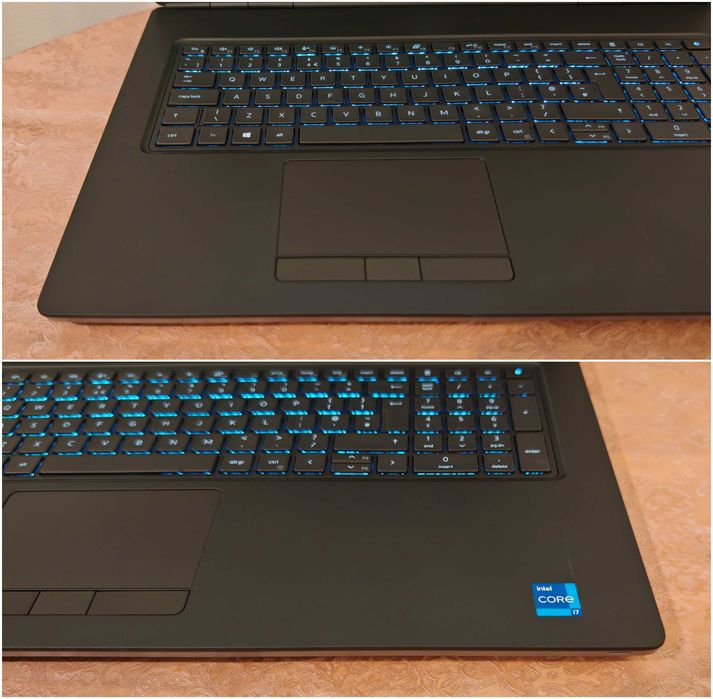 Dell Precision 7760/Intel Core i7-11850H/NVidia Quadro RTX A3000 6GB/16GB RAM/512GB SSD NVMe/17.3 IPS 100% DCIP-3 WorkStation работна станция