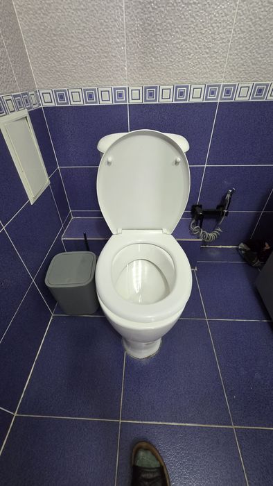 Унитаз белого цвета