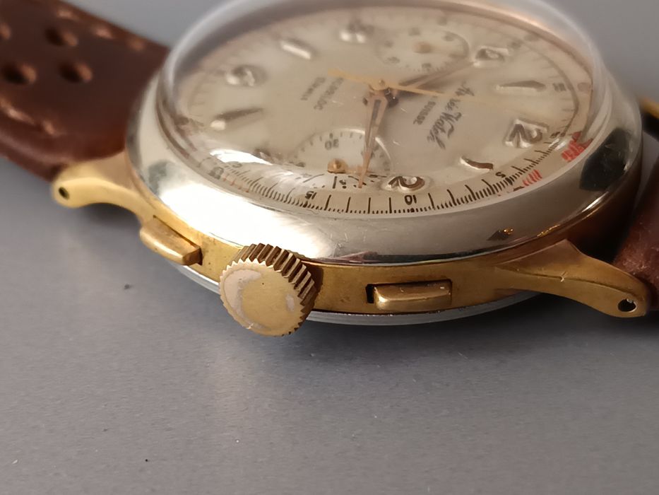 Astree Watch cronograf vintage 17 Rubine elvetian Venus 188