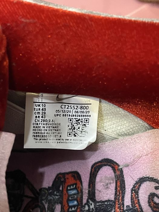 Кроссовки nike dunk sb X strangelove