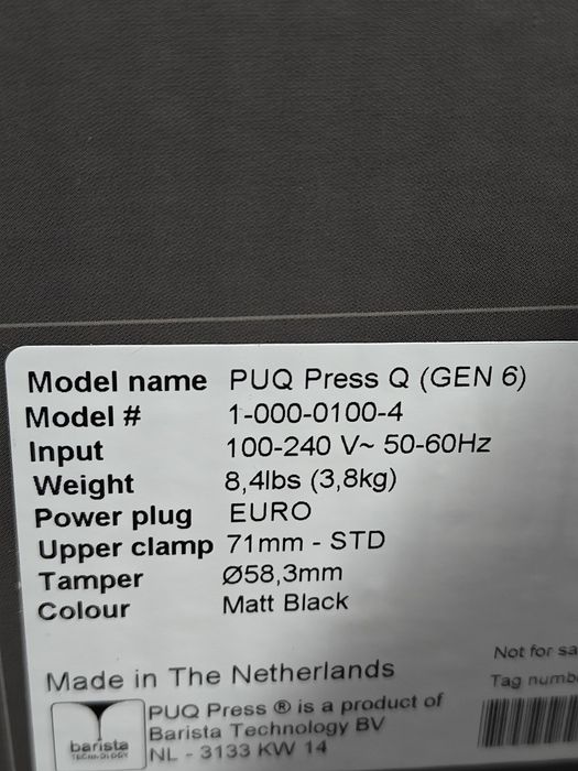 PUQpress Q GEN. 6 Black mate