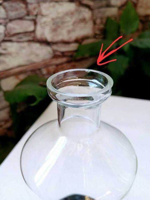 Стъклени ретро чаши, сервизи, гарафа