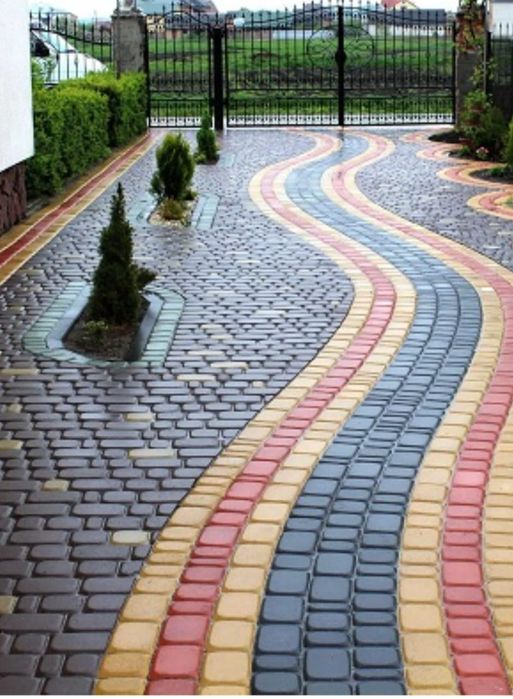 Укладка брусчатки и тротуарной плитки