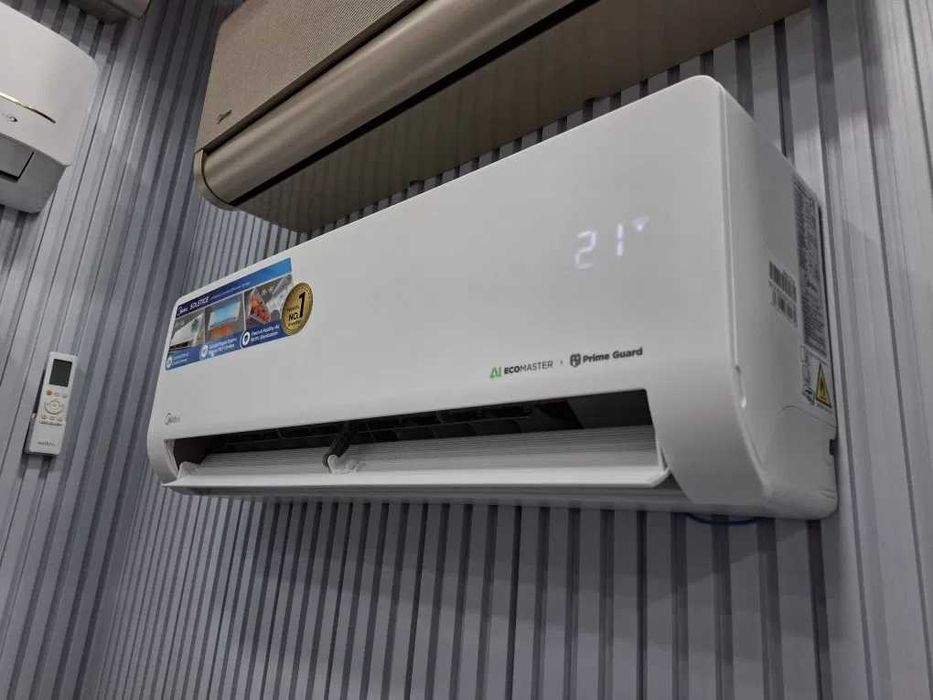 Кондиционер Midea 24 Alba Pro Inverter есть on/off установка 24/7 !!