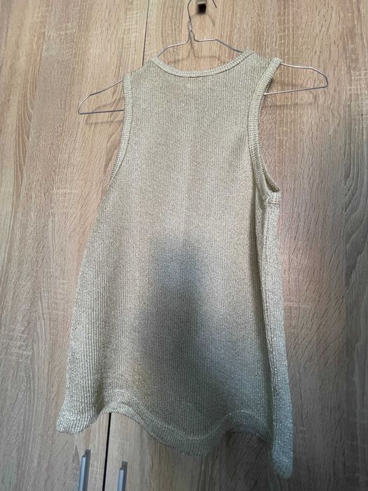 Рипс потник с лъскави нишки